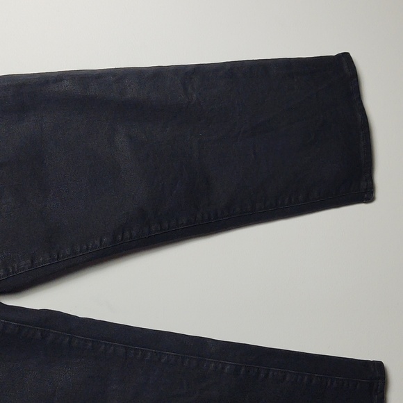 HUDSON Noa Mid-rise Straight Coated Cropped Stretch Jeans Size 31 - Picture 2 of 16